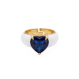 Ink Heart 925 Prsten