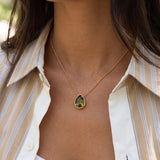 Moss Teardrop 925 Ogrlica