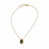 Moss Teardrop 925 Ogrlica