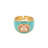 Teal Pop 925 Prsten